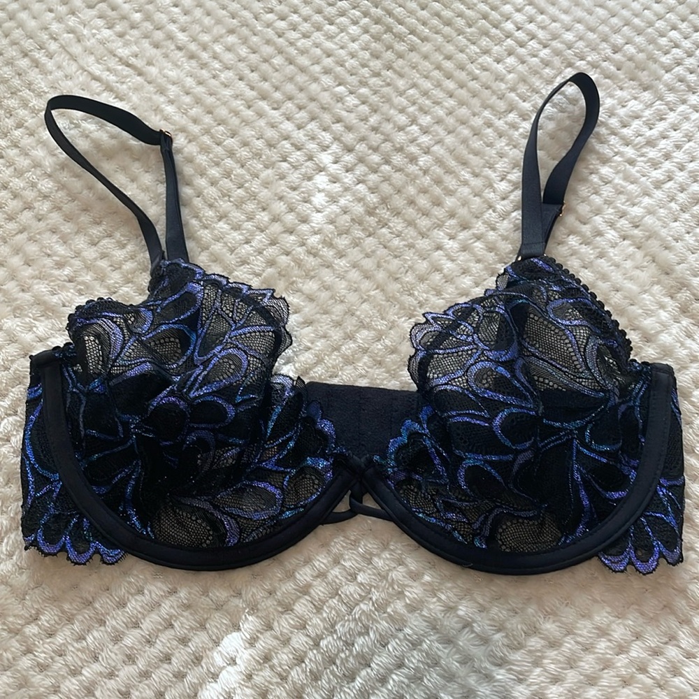 Savage X Fenty Sorry Not Sorry Lace Demi Bra 32DD